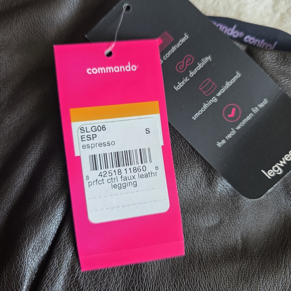 Commando FAUX Leather Leggins NWT - Picture 5 of 6